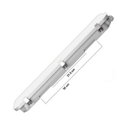 20W Integrated-LED Tri-Proof Light Philips Driver COREPLUS - CCT - 60cm