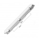 40W Integrated-LED Tri-Proof Light Philips Driver - CCT - 120cm