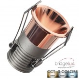Encastrável  LED 5W Cromo pérola Bridgelux Chip - 40° - UGR11- CCT