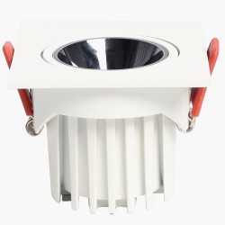 12W LED Downlight Square White - Bridgelux Chip - UGR11- CCT- CRI+92