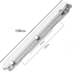 Regleta Estanca LED 50W Philips Driver COREPLUS - CCT - 150cm