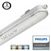 Regleta Estanca LED 20W Philips Driver COREPLUS - CCT - 60cm
