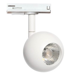 Foco LED 10W FENIX Branco - Calha Monofásico CRI+93