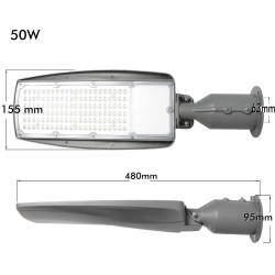 50W LED Streetlight FRIGG - PHILIPS Chip LUMILEDS