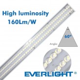 Lâmpada Linear Pendente LED 36W - SKIVE - 150cm - 4000K - IP20