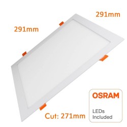 Painel Slim LED Quadrada 30W OSRAM Chip