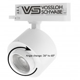 Foco LED 28W LEIPZIG Trifásico - VOSSLOH - Optica Regulable 36º-60º