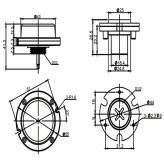 Detector de movimento de Campânula UFO INTELIGENTE