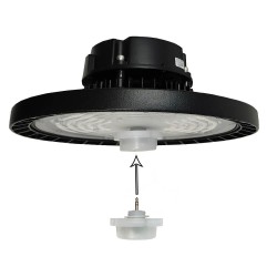 Campana industrial LED UFO INTELIGENTE 200W OSRAM Chip 150lm/w IP65