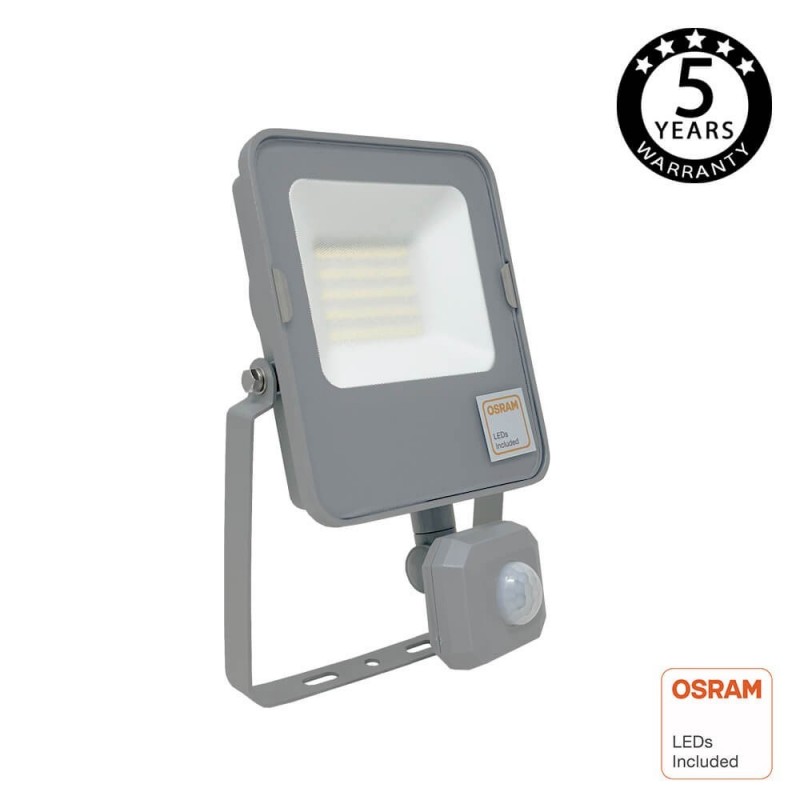 LED-Flutlichtstrahler   30W NEW EVOLUTION OSRAM Chip mit Bewegungssensor PIR