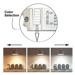 8W LED Downlight Round - OSRAM CHIP DURIS E 2835 - CCT - UGR17