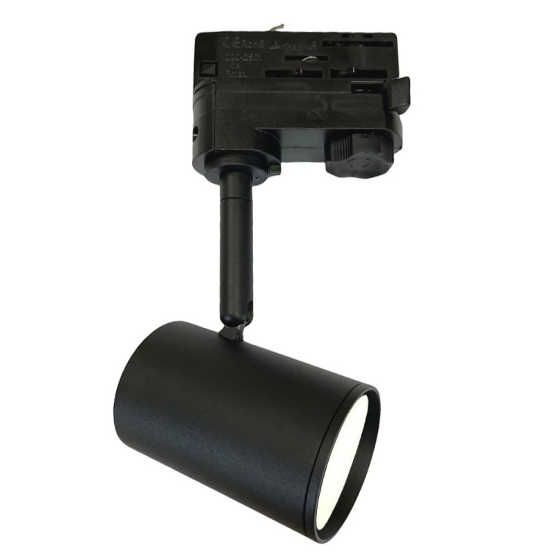 BLACK Track Light for GU10 Lamp