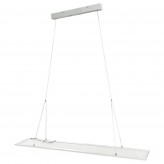 Dalle suspendu LED - 40W - Double lumière - 120X20 -Cadre Blanc - CCT