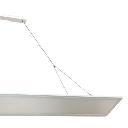 LED Pendant Panel -40W - Double Light - 120X20 - White Frame - CCT