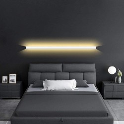 Aplique Linear LED - WASHINGTON BRANCO - 0,5m - 1m - 1,5m - 2m - IP54