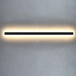 Wall Light Linear LED- WASHINGTON BLACK - 0.5m - 1m - 1.5m - 2m - IP54