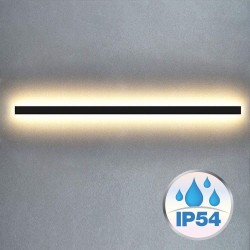 Aplique Lineal LED - WASHINGTON NEGRO - 0.5m - 1m - 1,5m - 2m - IP54