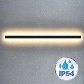 Wall Light Linear LED- WASHINGTON BLACK - 0.5m - 1m - 1.5m - 2m - IP54