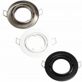 Anneau d'encastrement réglable pour LED GU10 MR16 - Ø84mm - Aluminium