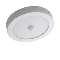 Plafón LED Superficie circular 20W con Detector de  Movimiento - CCT