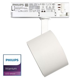 LED Tracklight 30W ODENSE White PHILIPS Driver 3-PHASE rails - CRI+97