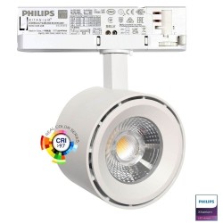 Foco LED 30W ODENSE Blanco PHILIPS Driver Carril TRIFÁSICO - CRI+97