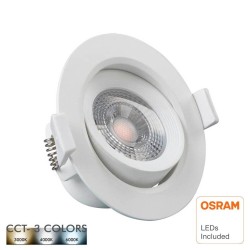 Empotrable LED 7W Circular Blanco - CCT