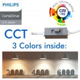 Downlight LED 44W Circulaire- Philips CertaDrive- CCT - UGR17