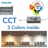 LED Einbauleuchte 44W Rund- Philips CertaDrive- CCT - UGR17