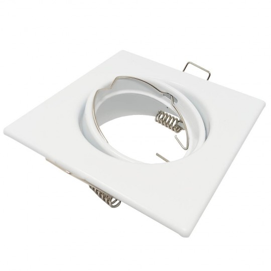 Anneau d&#039;encastrement réglable Carré pour LED GU10 MR16