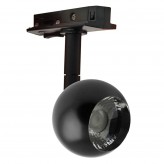 Spot LED 10W FENIX - Noir - Rail Monophasé - CRI+93