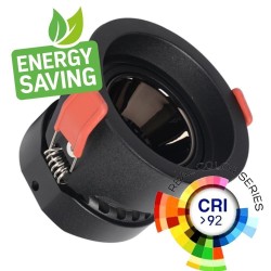 12W LED Downlight Black - Bridgelux Chip - UGR11- CCT- CRI+92