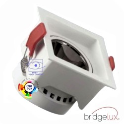 Empotrable LED 12W Cuadrado Blanco Bridgelux Chip - UGR11- CCT- CRI +92