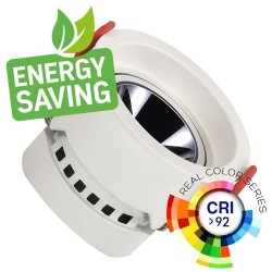 12W LED Downlight White - Bridgelux Chip - UGR11- CCT- CRI+92