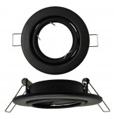 Frame Round adjustable for LED MR16  GU10 - Ø84mm - Aluminium