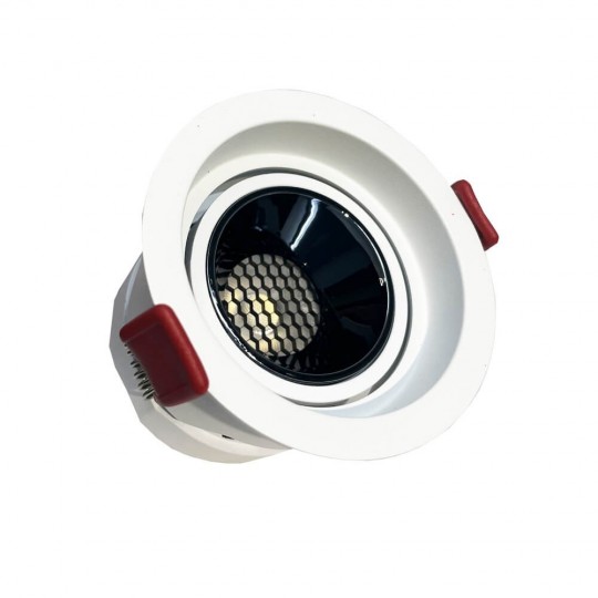 12W LED Downlight White - Bridgelux Chip - UGR11- CCT- CRI+92