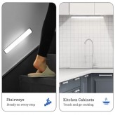 Pack 2 - Magnetic LED Closet Light - Motion Sensor - Lithium Battery - USB Rechargeable