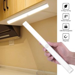 Pack 2 - Magnetic LED Closet Light - Motion Sensor - Lithium Battery - USB Rechargeable