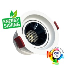 12W LED Downlight White - Bridgelux Chip - UGR11- CCT- CRI+92