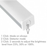 Pack 2 - Lâmpada LED Magnética para Armário - Sensor de Movimento - Bateria de Lítio - Recarregável por USB