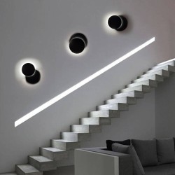 Aplique LED 6W APOLO Blanco - Negro