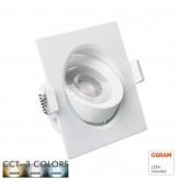 LED Strahler Downlight Schwenkbar quadratisch Weiß 7W - CCT