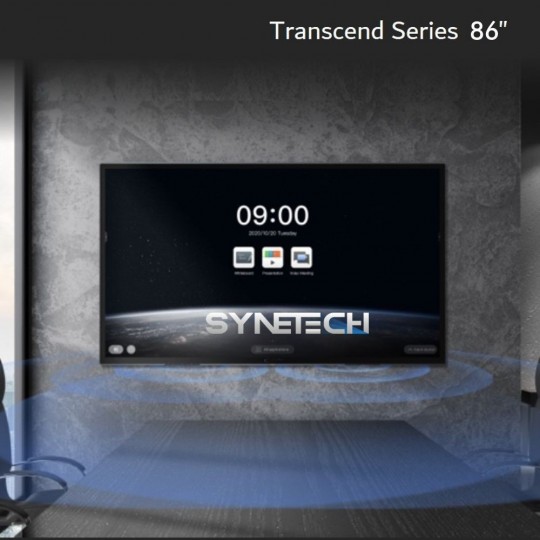 Écran  Électronique Interactif LED  - 86&quot;  - Synetech cobranding  MAXHUB – Transcend Serie - PCAP- 8GB+128GB