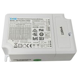 Driver regulable DALI 42W - 3v-42v - 600mA-1100mA - IP20