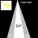 Spot LED 10W FENIX - chrome noir - Rail Triphasé - CRI+93