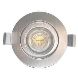 7W Downlight LED Rounnd  Gray Chrome - CCT