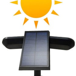 Solar garden light 4500K with motion sensor