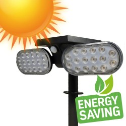 Solar garden light 4500K with motion sensor