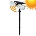 Solar garden light 4500K with motion sensor
