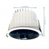 40W LED Downlight Round - Philips CertaDrive - CCT - UGR13 - IP65